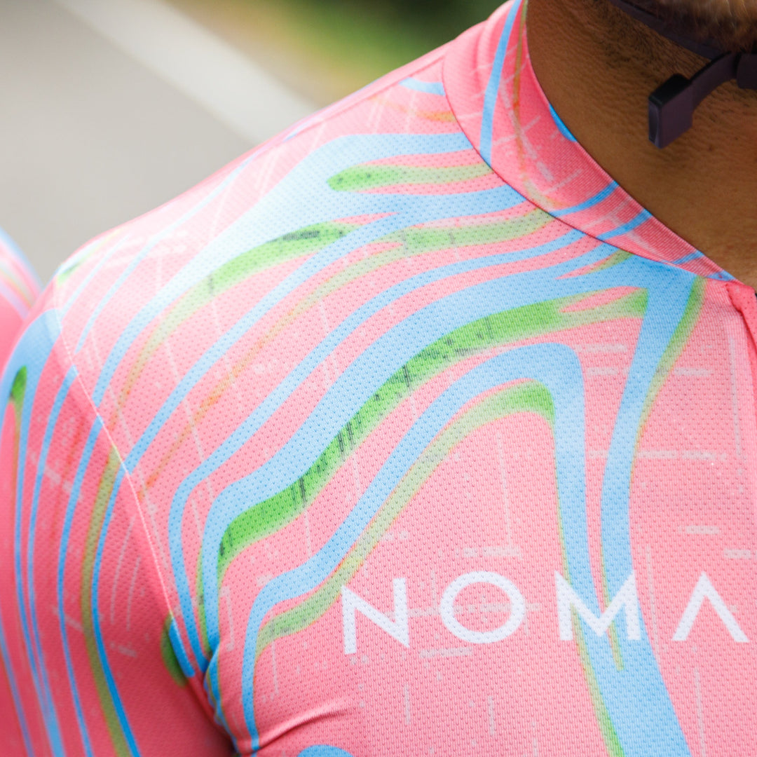 Pink Pro Cycling Neon Ember Jersey