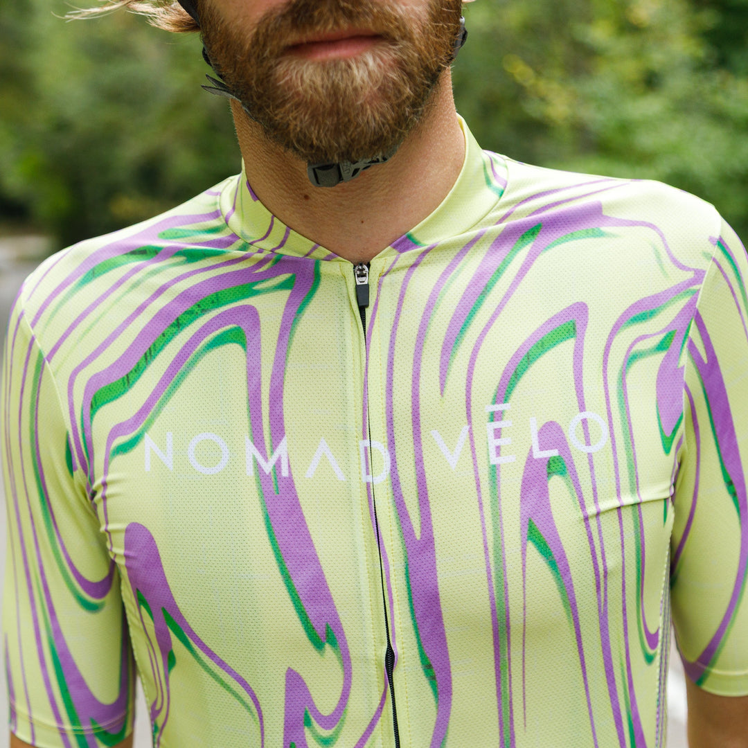 Yellow Pro Cycling Neon Ember Jersey