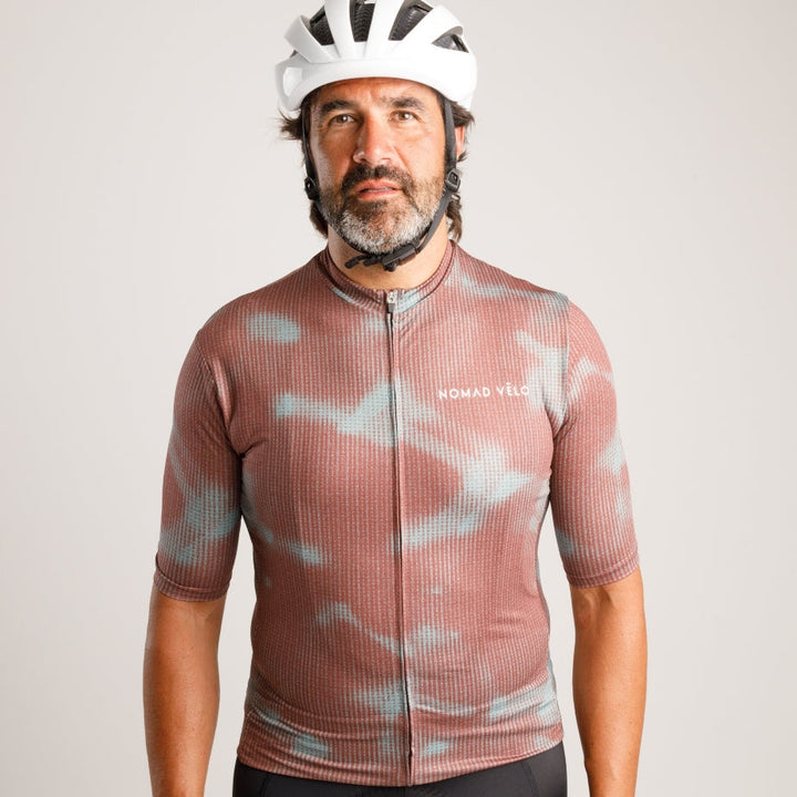 Lava-Inspired Cycling Jersey with Race Fit – Volcano Jersey