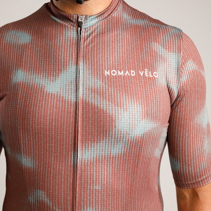 Lava-Inspired Cycling Jersey with Race Fit – Volcano Jersey